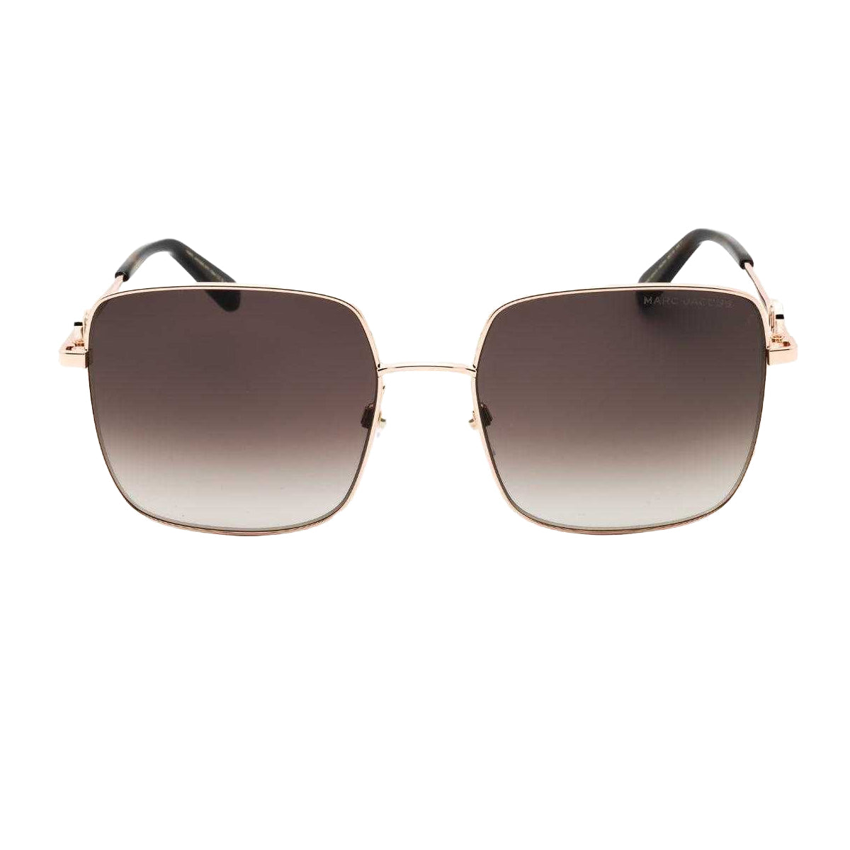 Brown-Gold - Front - Marc Jacobs Mens Havana Sunglasses