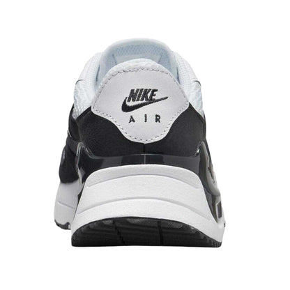 Black-White - Back - Nike Mens Air Max Systm Leather Trainers