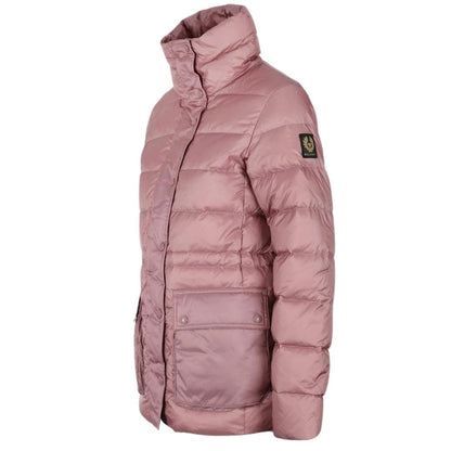 Rose Pink - Side - Belstaff Womens-Ladies Sepal Down Jacket