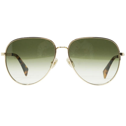 Green-Gold - Front - Lanvin Unisex Adult Gradient Sunglasses