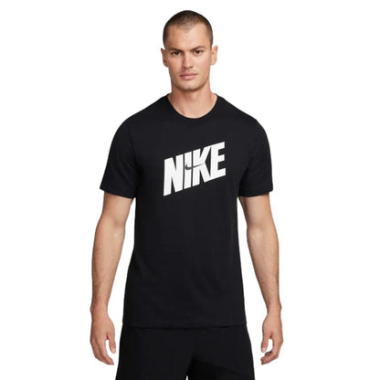 Black - Lifestyle - Nike Mens Bold Dri-FIT Logo T-Shirt