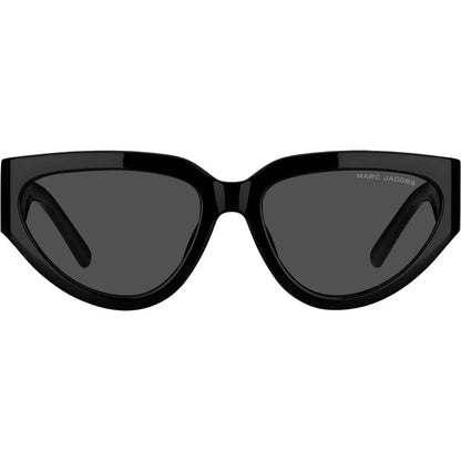 Black-Grey - Front - Marc Jacobs Womens-Ladies Cat Eye Sunglasses