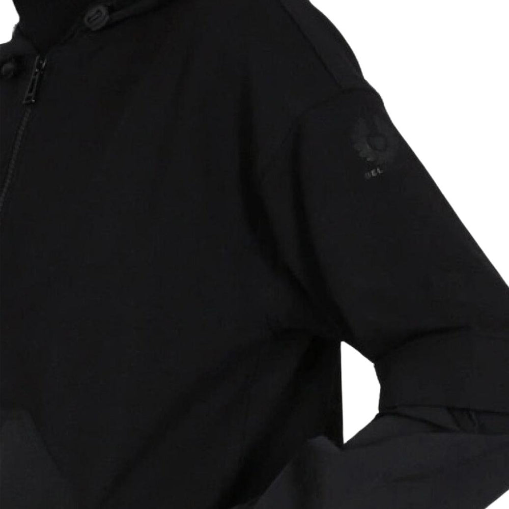 Black - Side - Belstaff Unisex Adult Torque Full Zip Hoodie