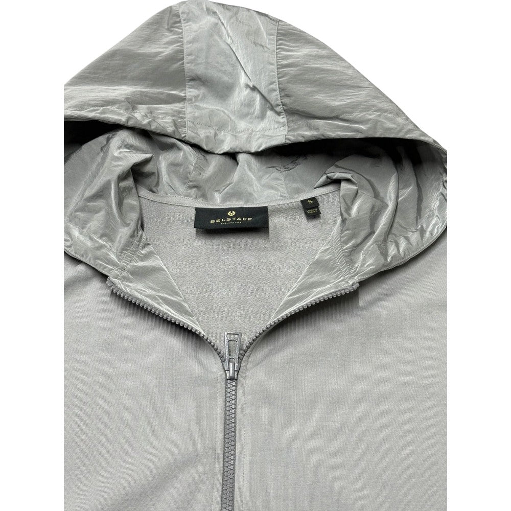 Grey - Side - Belstaff Unisex Adult Torque Full Zip Hoodie