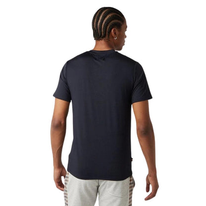 Navy Blue - Pack Shot - Aquascutum Mens Contrast Piping Stretch Active T-Shirt