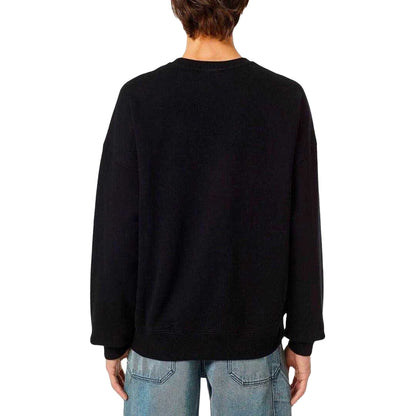 Black - Back - Diesel Unisex Adult Logo Sweatshirt