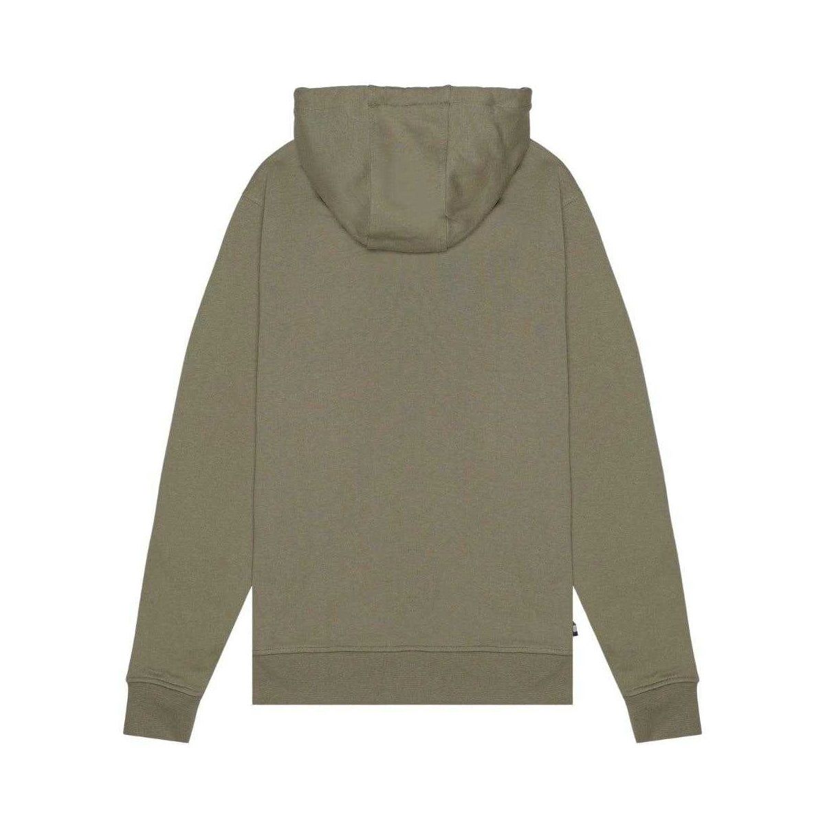 Army Green - Back - Aquascutum Mens Active Big Logo Hoodie