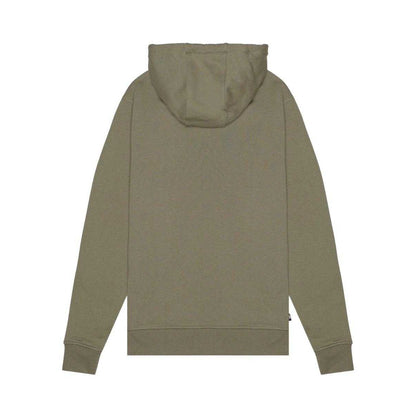 Army Green - Back - Aquascutum Mens Active Big Logo Hoodie
