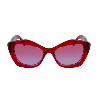Wine Red - Front - Karl Lagerfeld Womens-Ladies Gradient Sunglasses