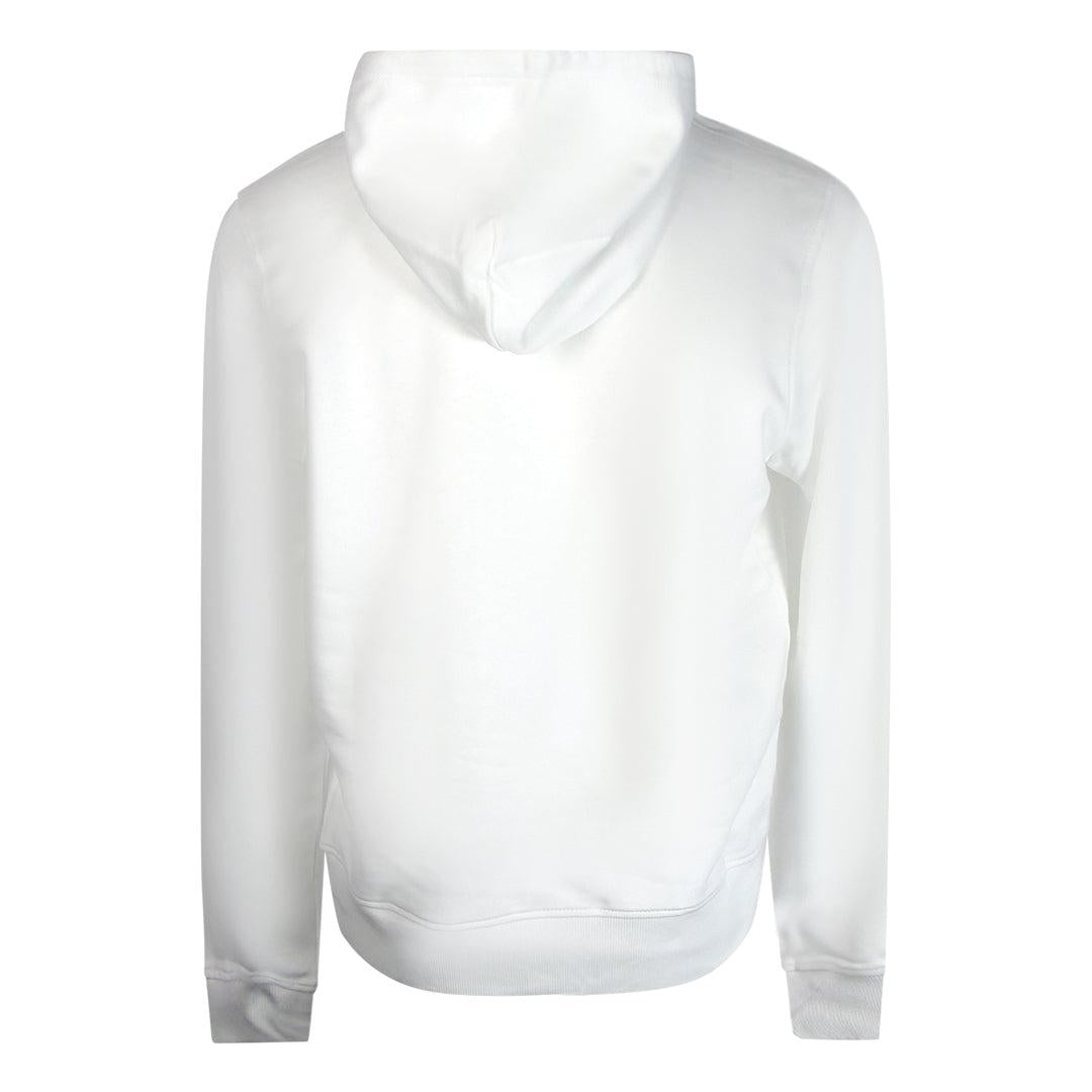 White - Back - Diesel Mens 1978 Bold Logo Hoodie