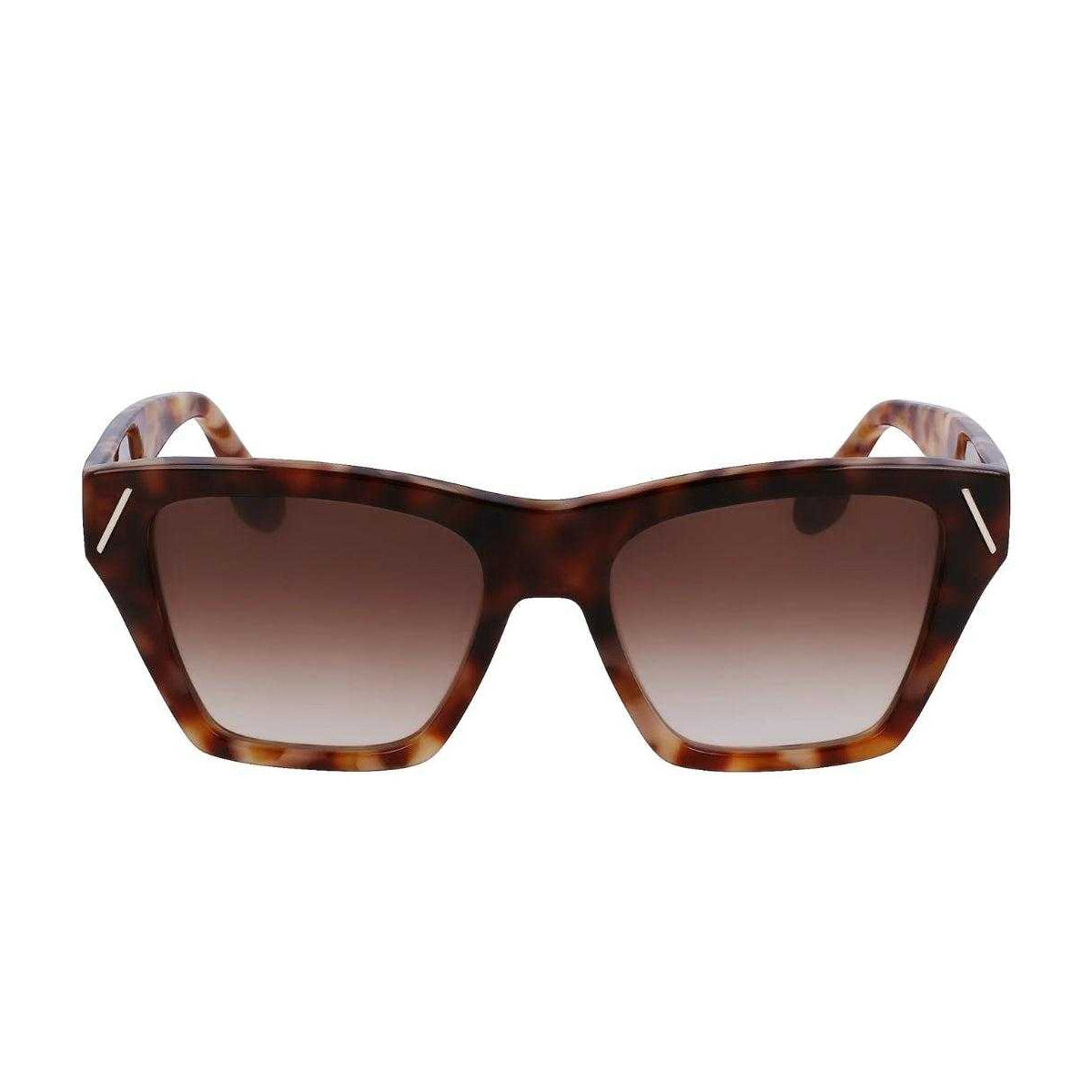 Havana - Front - Victoria Beckham Womens-Ladies Gradient Sunglasses