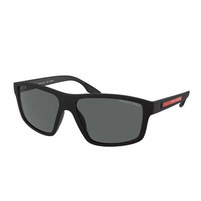 Black - Side - Prada Sport Mens Linea Rossa Sunglasses