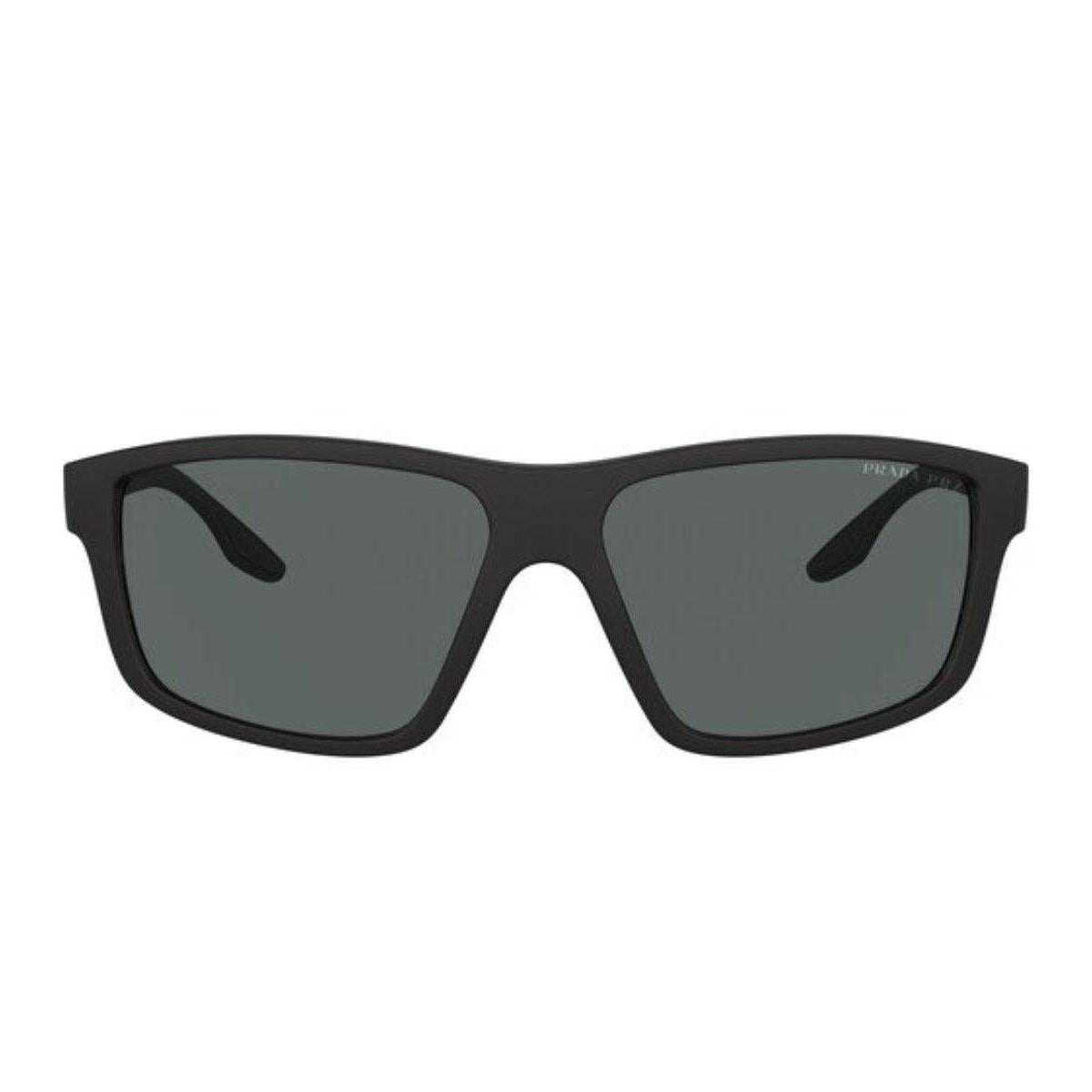 Black - Front - Prada Sport Mens Linea Rossa Sunglasses