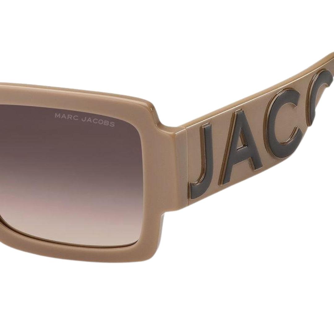 Brown - Back - Marc Jacobs Womens-Ladies Branded Arms Sunglasses