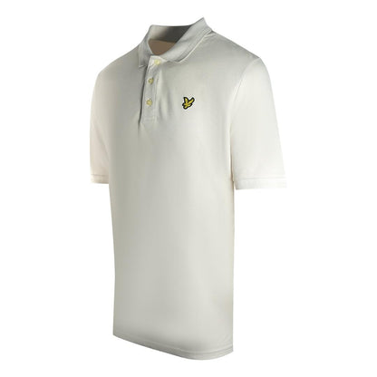 Light Mist - Back - Lyle & Scott Mens Textured Tipped Polo Shirt