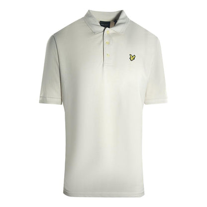 Light Mist - Front - Lyle & Scott Mens Textured Tipped Polo Shirt