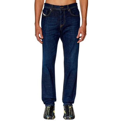 Dark Blue - Side - Diesel Mens 2023 D-Finitive Jeans