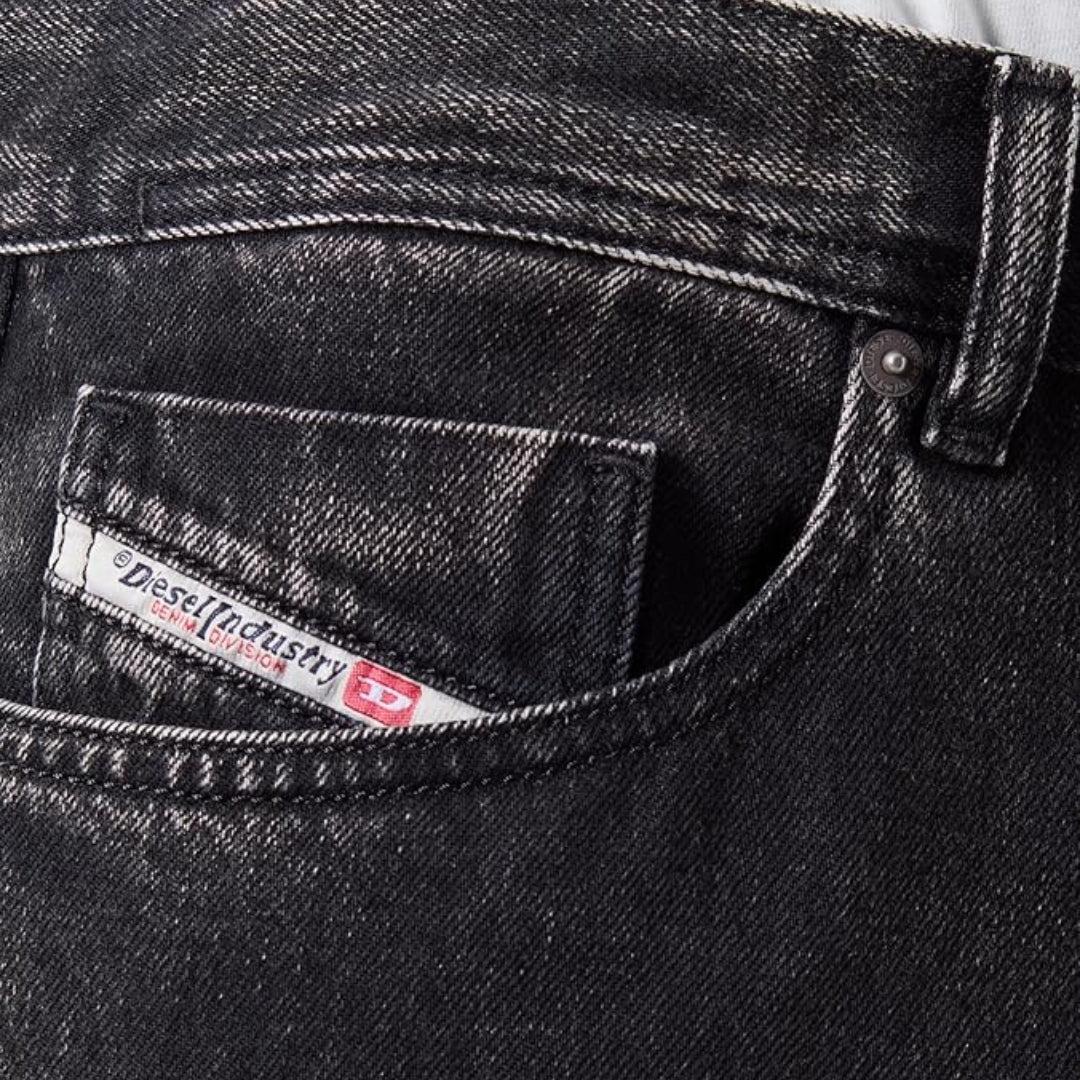 Grey - Pack Shot - Diesel Mens 2023 D-Finitive Jeans