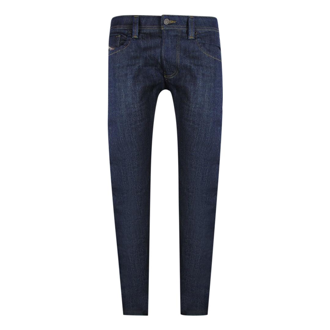 Dark Blue - Front - Diesel Mens Larkee-X Denim Jeans