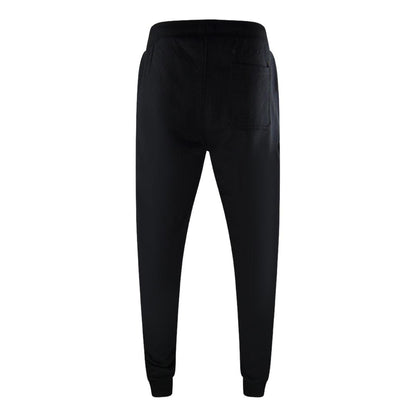 Black - Lifestyle - Aquascutum Mens London Logo Crew Neck Tracksuit Set
