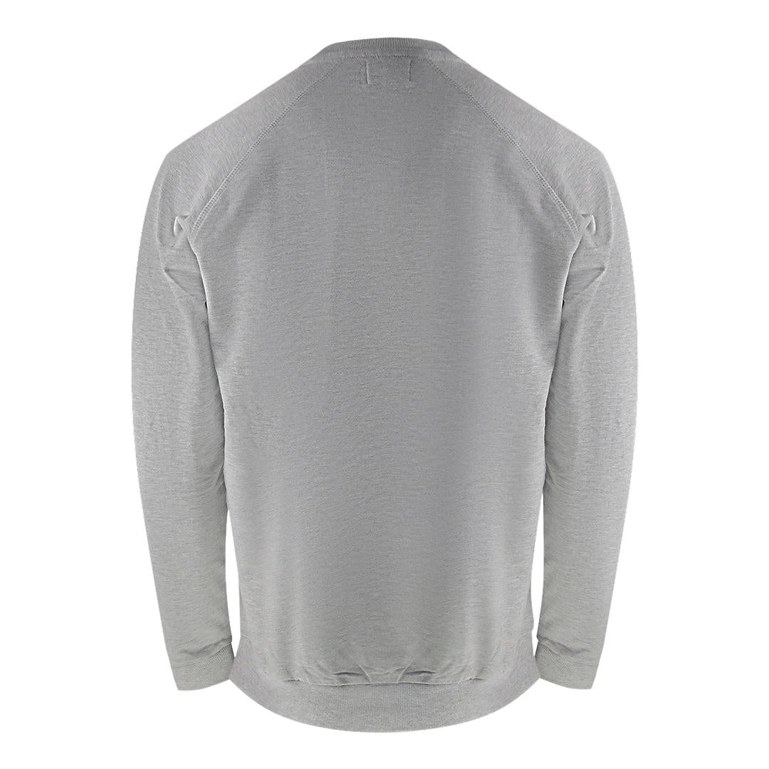 Grey - Side - Aquascutum Mens London Logo Crew Neck Tracksuit Set