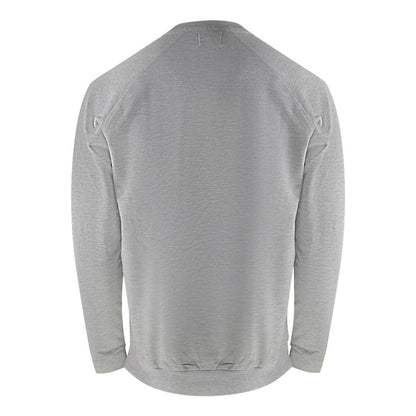 Grey - Side - Aquascutum Mens London Logo Crew Neck Tracksuit Set