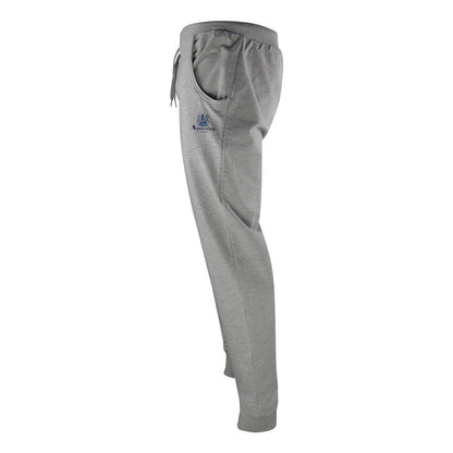 Grey - Pack Shot - Aquascutum Mens London Logo Crew Neck Tracksuit Set