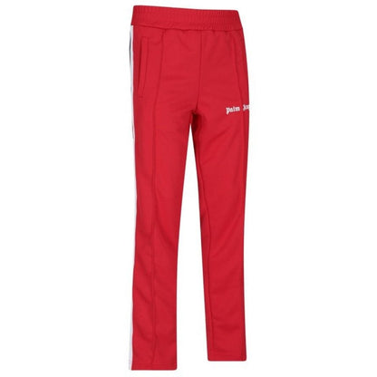 Classic Red - Back - Palm Angels Mens Classic Striped Tracksuit Bottoms