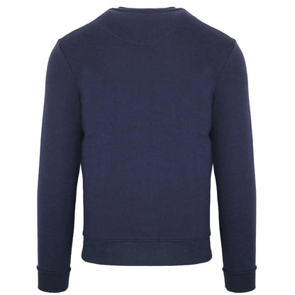 Navy - Back - Aquascutum Mens Aldis Sweatshirt