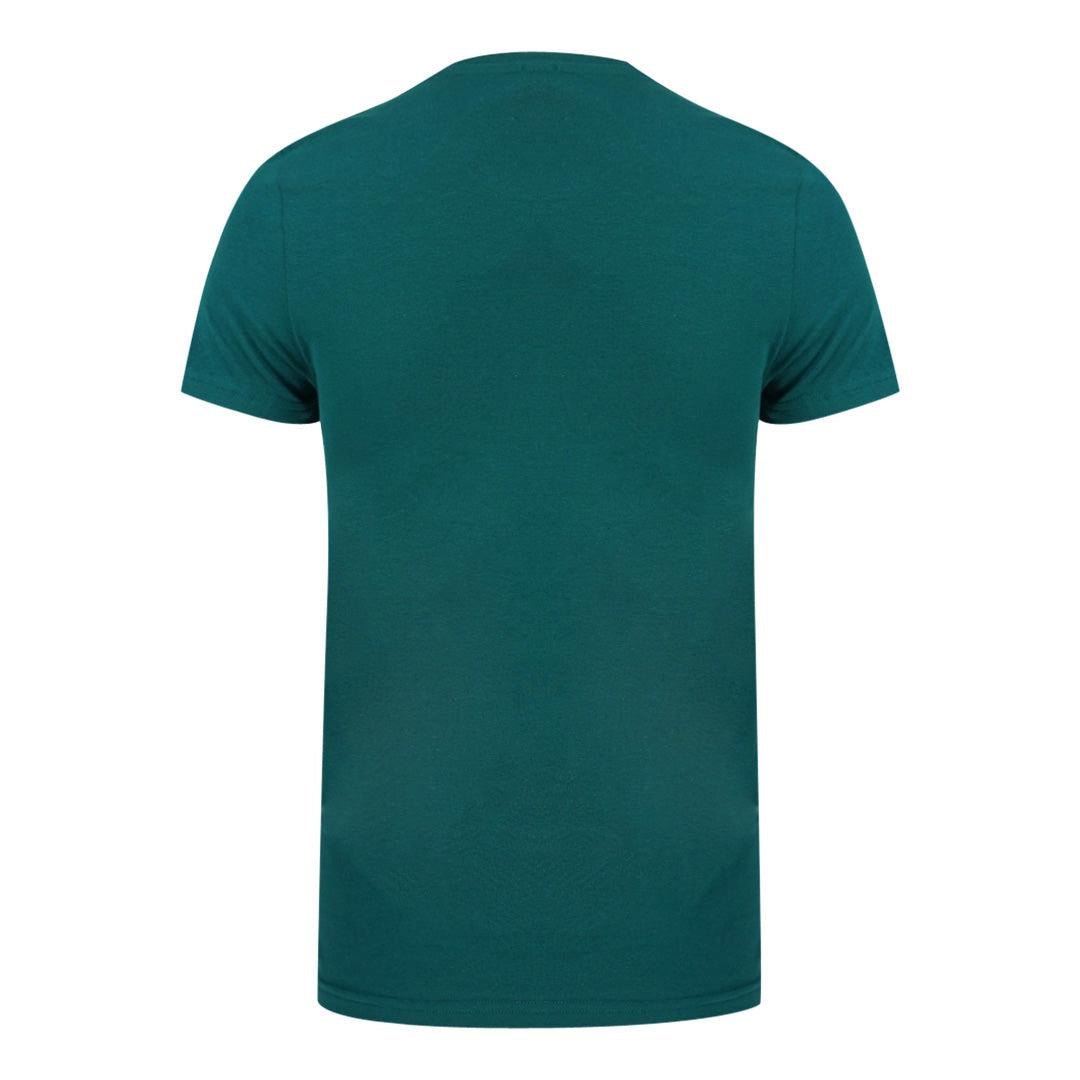 Green - Back - Aquascutum Mens Aldis Logo T-Shirt