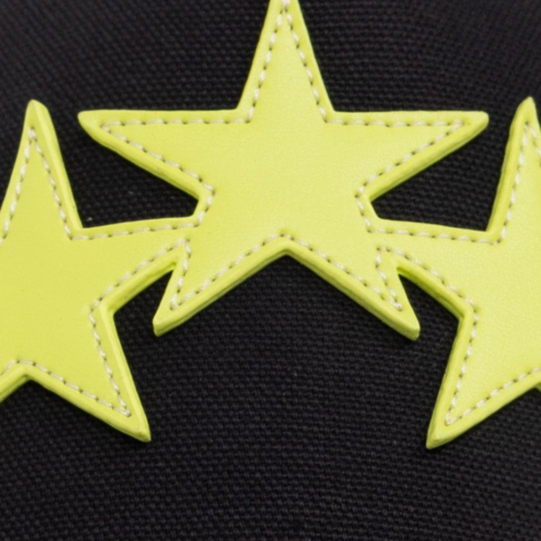 Black-Yellow - Side - Amiri Unisex Adult Stars Trucker Cap