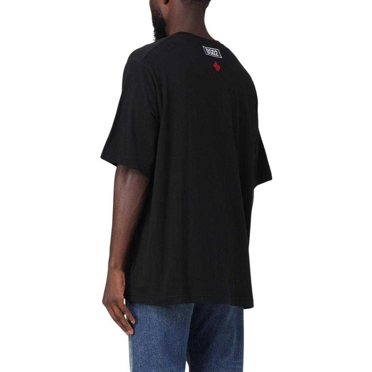 Black - Lifestyle - DSquared2 Mens Logo T-Shirt
