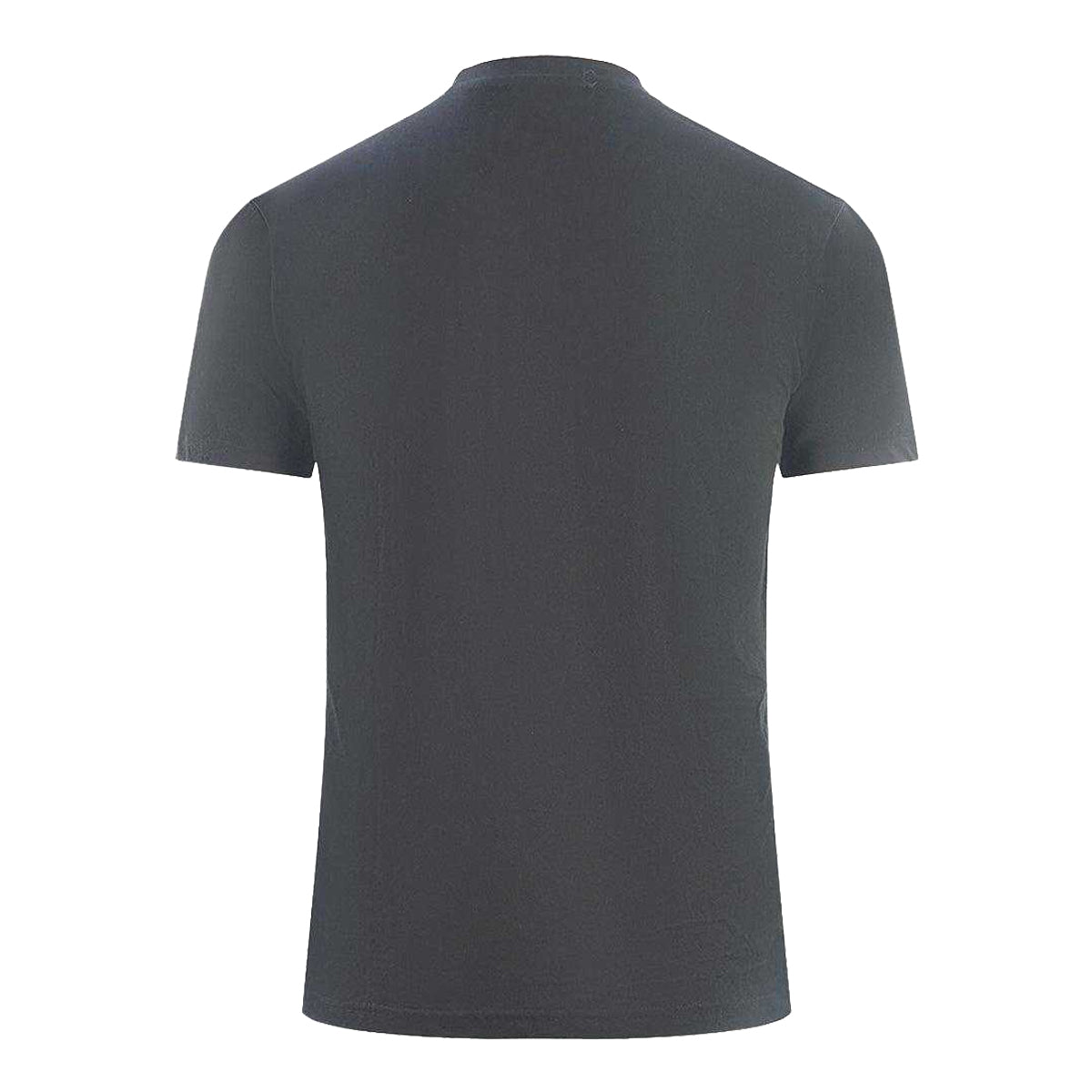 Black - Back - Cavalli Class Mens Logo Printed T-Shirt