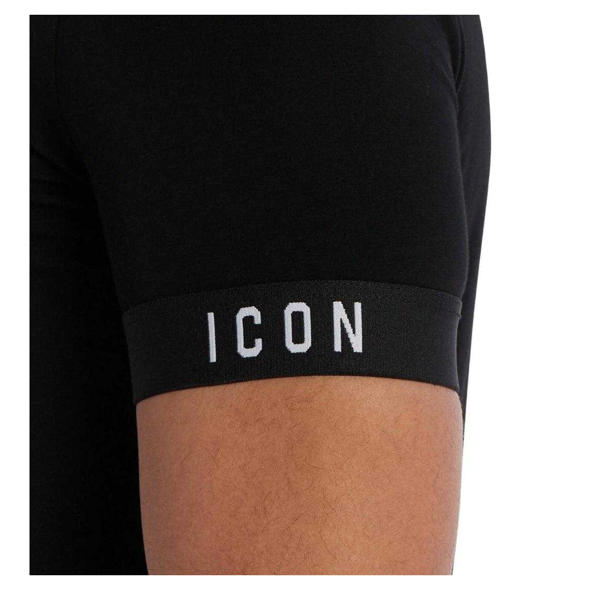 Black - Lifestyle - DSquared2 Mens Icon Logo T-Shirt