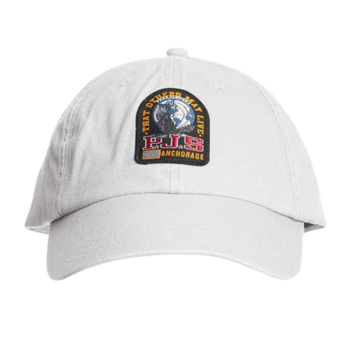White - Side - Parajumpers Patch Cap