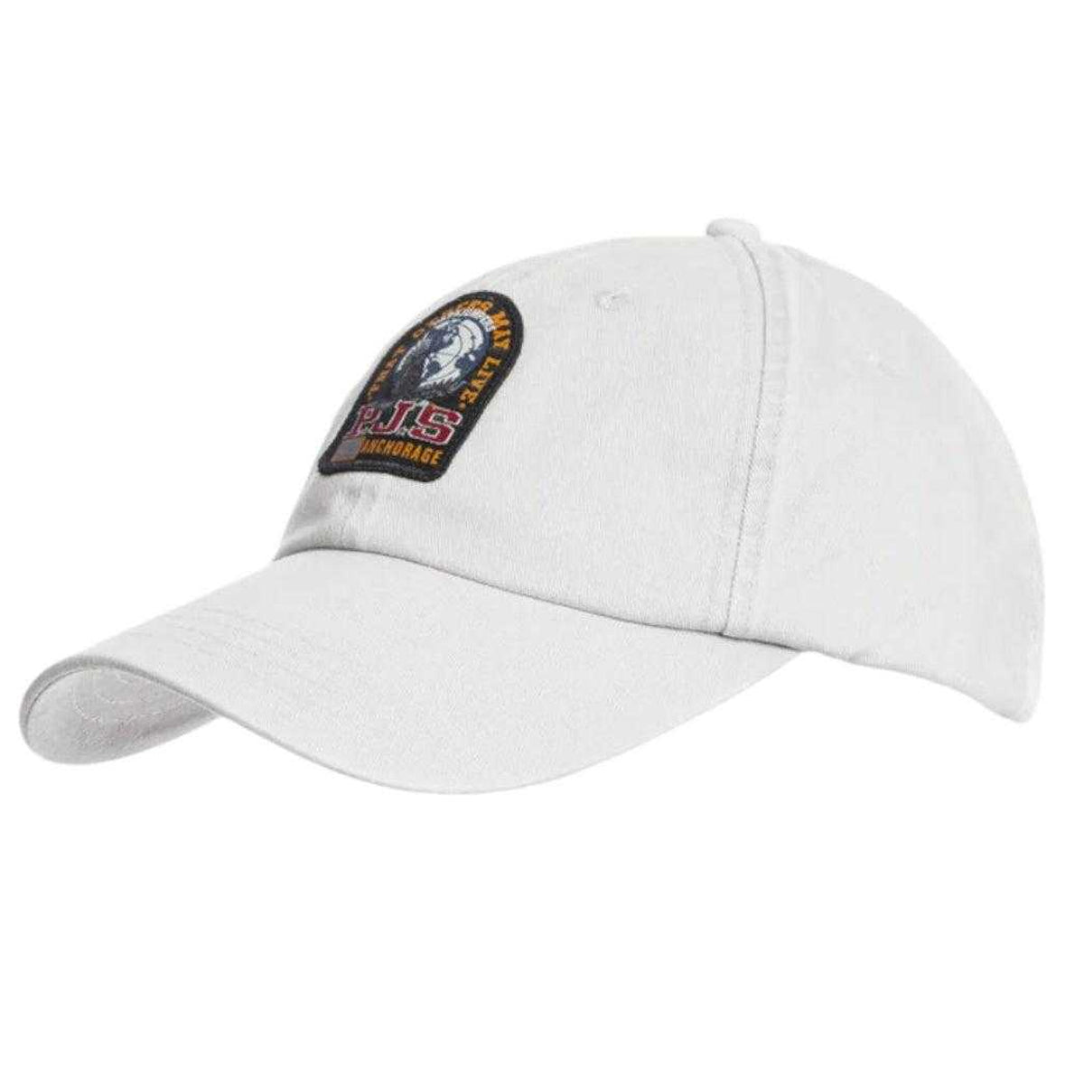 White - Front - Parajumpers Patch Cap
