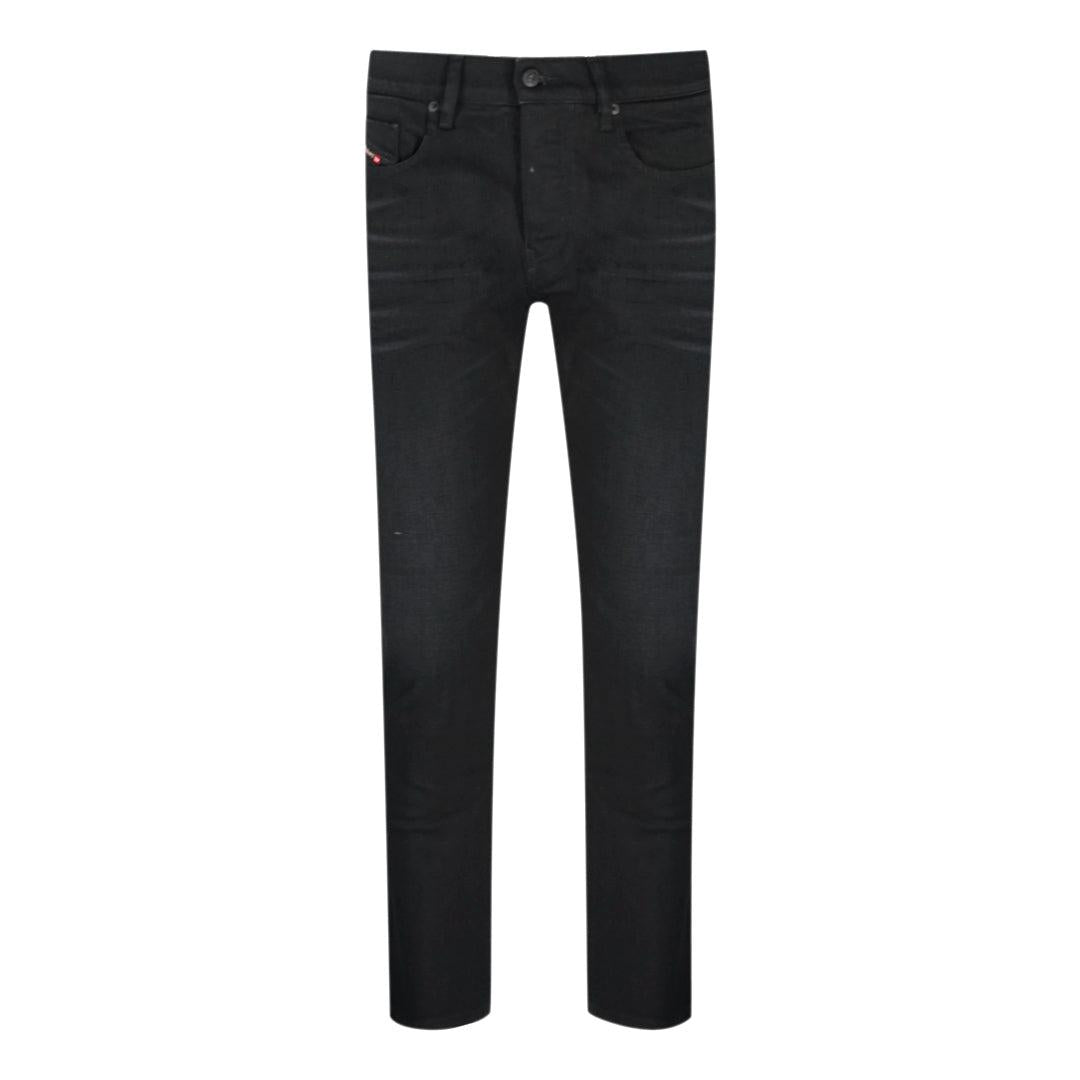Black - Front - Diesel Mens D-Viker Jeans