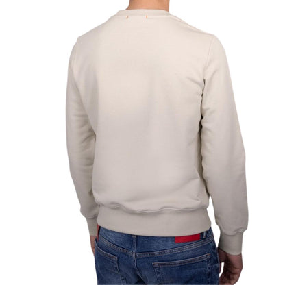 Cream - Back - Parajumpers Mens K2 Bone Sweatshirt