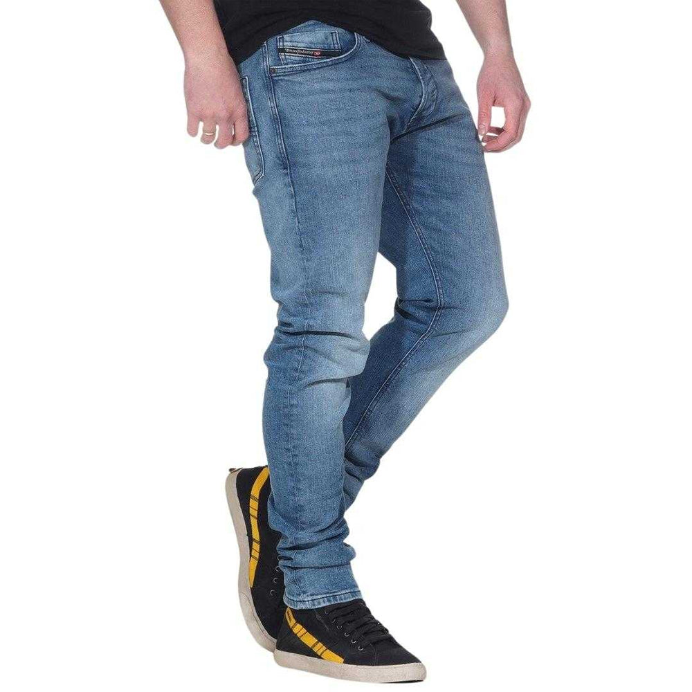 Blue - Side - Diesel Mens Skinny Jeans
