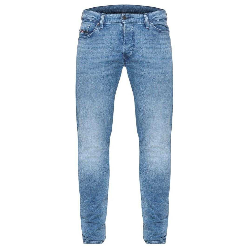Blue - Front - Diesel Mens Skinny Jeans