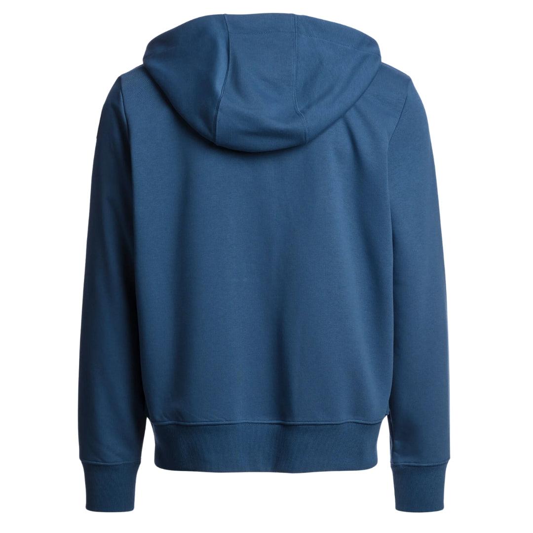 True Blue - Back - Parajumpers Mens Charlie Easy Full Zip Hoodie