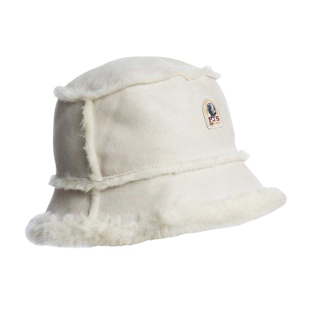 Light Grey - Front - Parajumpers Unisex Adult Shearling Bucket Hat