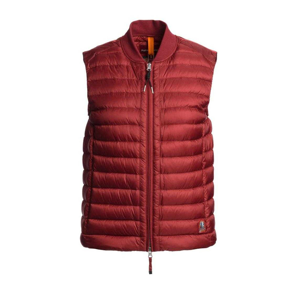 Carmine Red - Front - Parajumpers Womens-Ladies Gilet
