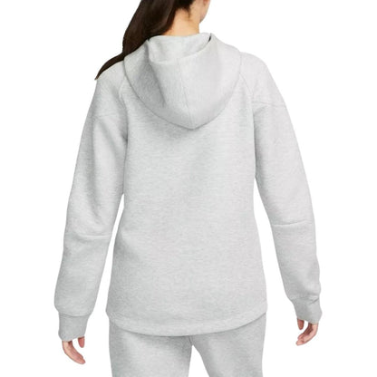 Grey - Lifestyle - Nike Womens-Ladies Plain Full Zip Hoodie