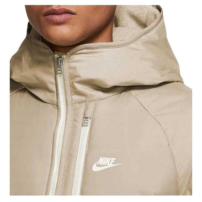 Light Brown - Side - Nike Mens Sportswear Therma-Fit Jacket