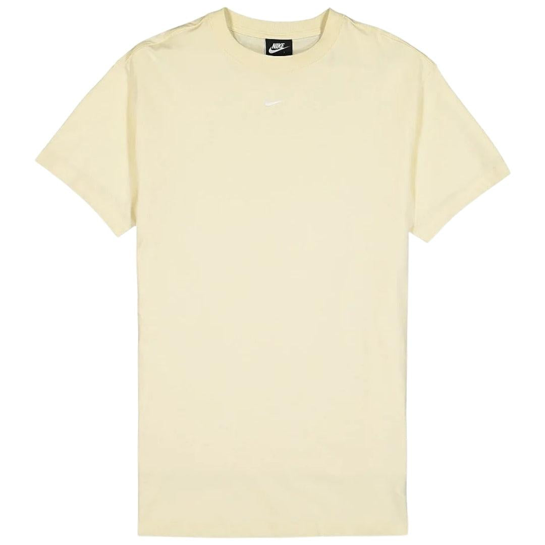 Cream - Pack Shot - Nike Mens Swoosh Logo Loose Fit T-Shirt