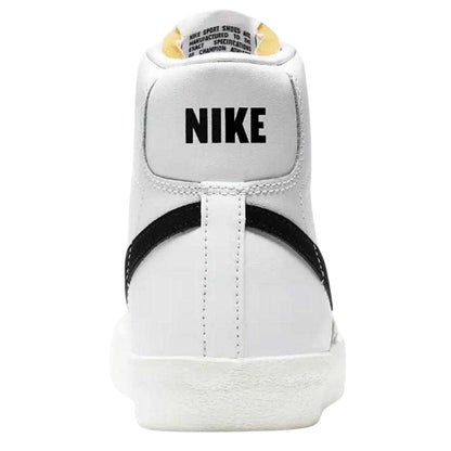 White-Black - Back - Nike Unisex Adult Blazer 77 Leather Mid Cut Trainers