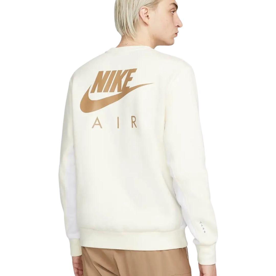 White - Back - Nike Mens Air Large Logo Sweatshirt