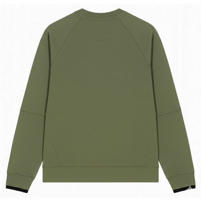 Khaki Green - Back - Nike Mens Plain Sweatshirt
