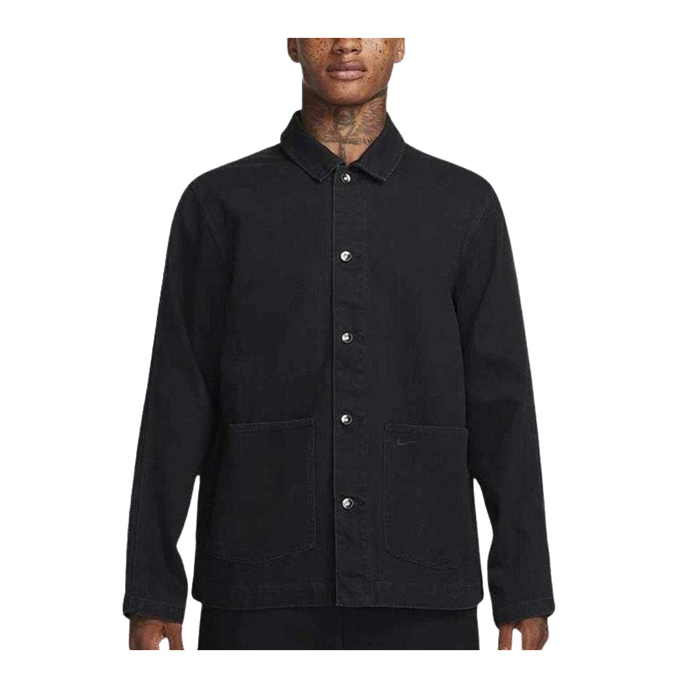 Black - Lifestyle - Nike Mens Plain Overshirt